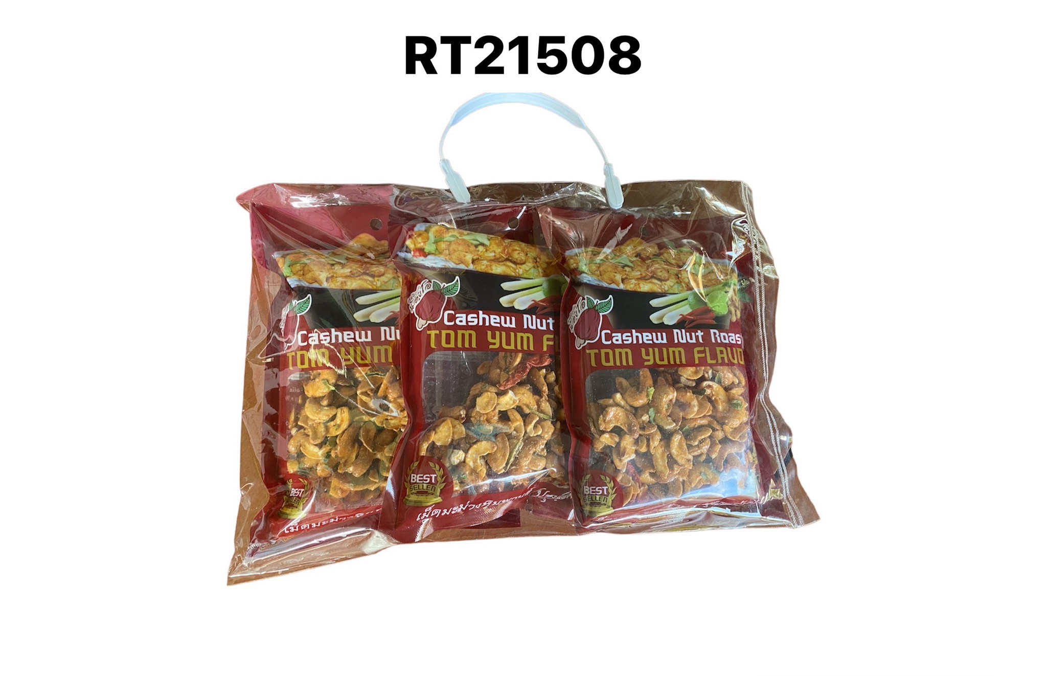 CHANG SIAM (OTOP) Tom Yum–Flavored Cashew Nuts 120g.x3 (3 Packs)